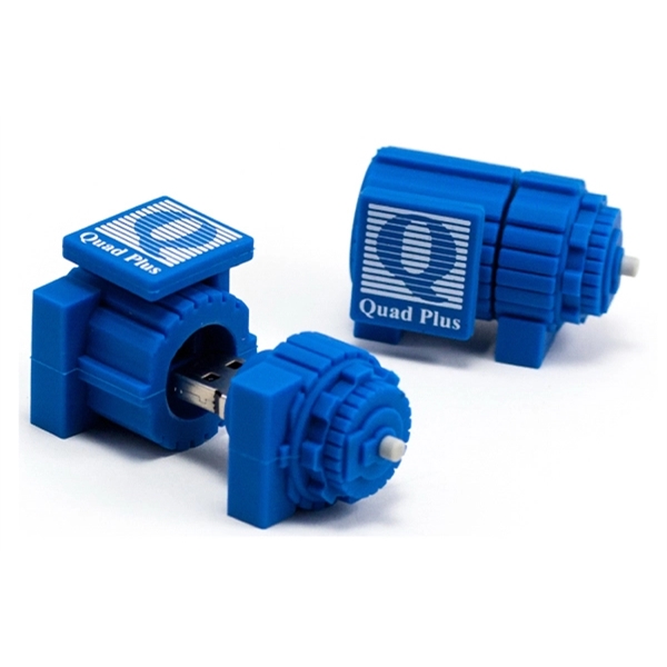 Custom 3D PVC USB Flash Drive - Engine Shaped - Custom 3D PVC USB Flash Drive - Engine Shaped - Image 0 of 0