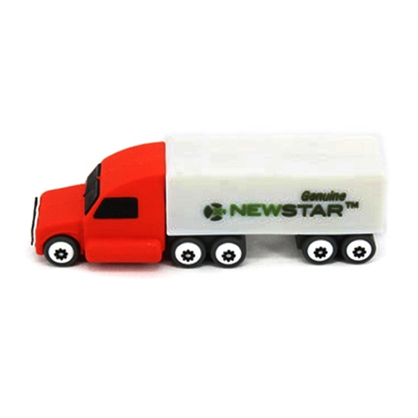 Custom 3D PVC USB Flash Drive - Truck Shaped - Custom 3D PVC USB Flash Drive - Truck Shaped - Image 1 of 4