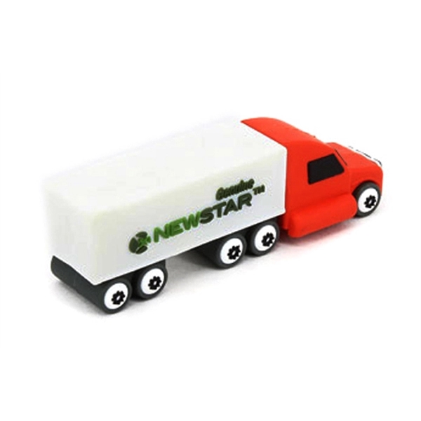 Custom 3D PVC USB Flash Drive - Truck Shaped - Custom 3D PVC USB Flash Drive - Truck Shaped - Image 3 of 4