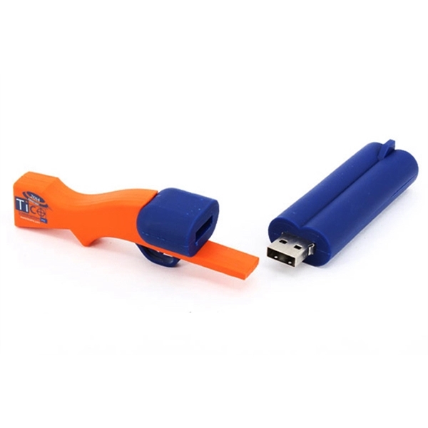 Custom 3D PVC USB Flash Drive - Shotgun Shaped - Custom 3D PVC USB Flash Drive - Shotgun Shaped - Image 3 of 3