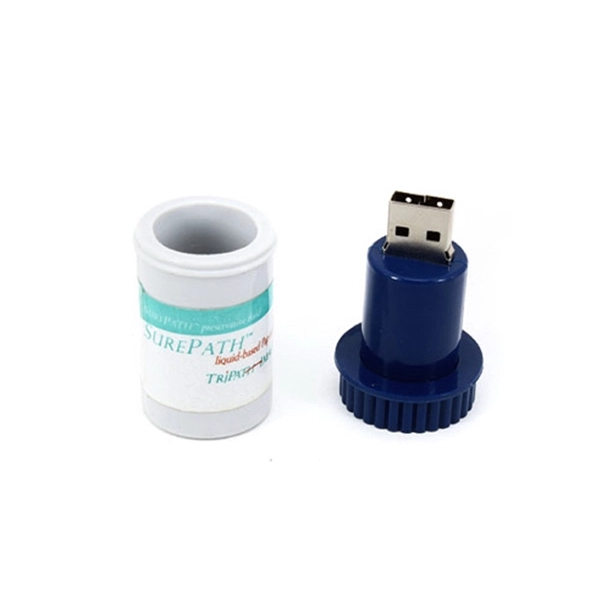 Custom 3D PVC USB Flash Drive - Medicine Bottle Shaped - Custom 3D PVC USB Flash Drive - Medicine Bottle Shaped - Image 3 of 3