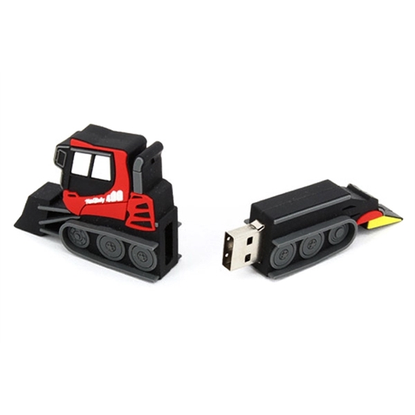 Custom 3D PVC USB Flash Drive - Tractor Shaped - Custom 3D PVC USB Flash Drive - Tractor Shaped - Image 3 of 3