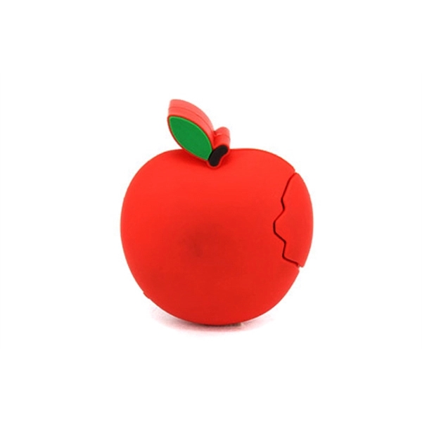 Custom 3D PVC USB Flash Drive - Apple Shaped - Custom 3D PVC USB Flash Drive - Apple Shaped - Image 1 of 3