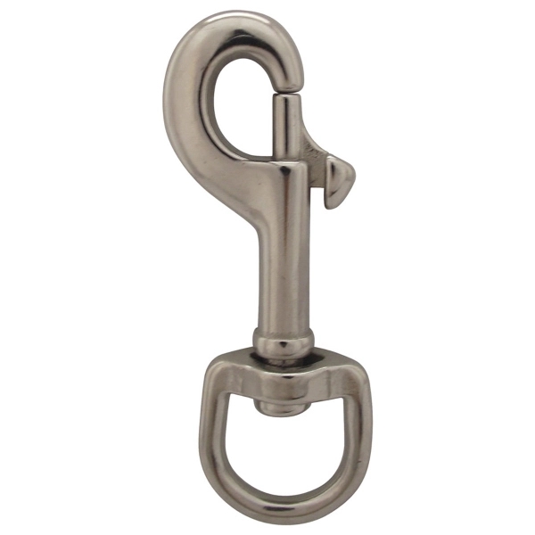 3 3/4" Stainless Steel Swivel Snap Hook - 3 3/4" Stainless Steel Swivel Snap Hook - Image 0 of 1