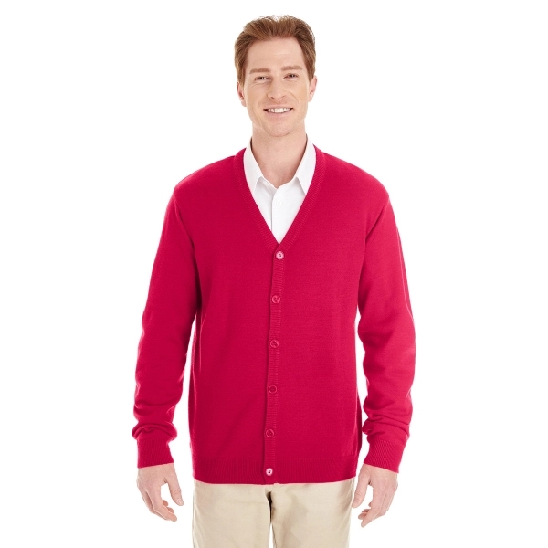 Harriton Men's Pilbloc™ V-Neck Button Cardigan Sweater - Harriton Men's Pilbloc™ V-Neck Button Cardigan Sweater - Image 2 of 33