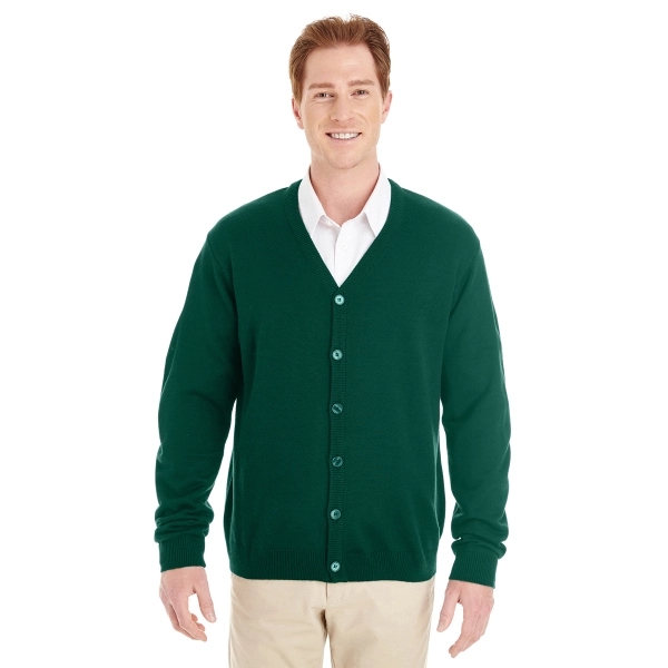 Harriton Men's Pilbloc™ V-Neck Button Cardigan Sweater - Harriton Men's Pilbloc™ V-Neck Button Cardigan Sweater - Image 0 of 33