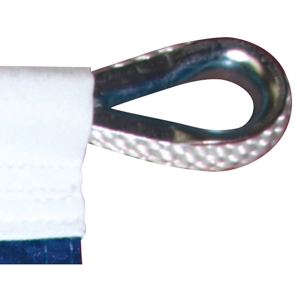 15' x 25' 2-ply Polyester U.S. Flag with Rope and Thimble - 15' x 25' 2-ply Polyester U.S. Flag with Rope and Thimble - Image 4 of 4