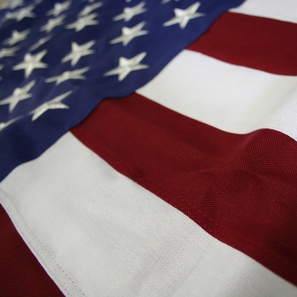 5' x 8' Tough Tex U.S. Flag - 5' x 8' Tough Tex U.S. Flag - Image 1 of 3