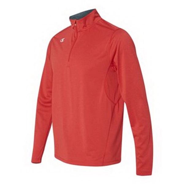 Champion Vapor Performance Heather Quarter-Zip Pullover - Champion Vapor Performance Heather Quarter-Zip Pullover - Image 10 of 37