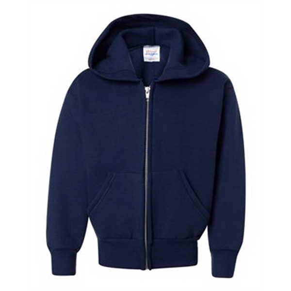 Hanes EcoSmart® Youth Full-Zip Hooded Sweatshirt - Hanes EcoSmart® Youth Full-Zip Hooded Sweatshirt - Image 17 of 42