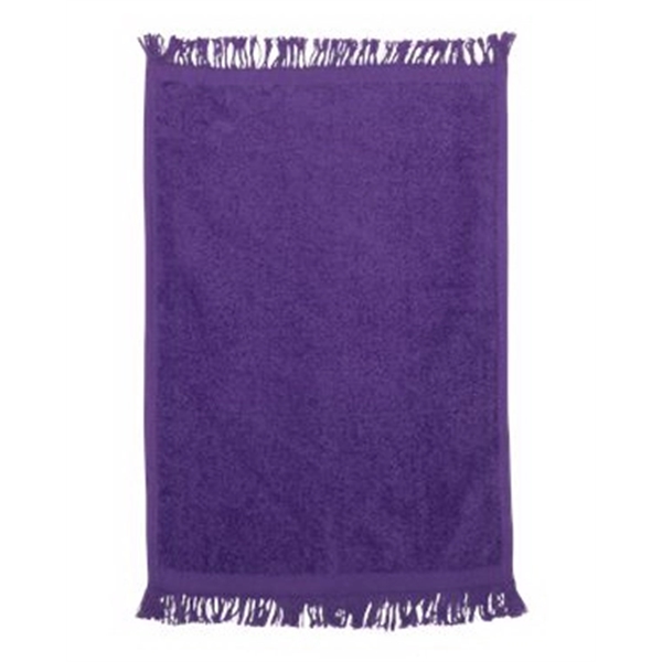 Q-Tees Fringed Fingertip Towel - Q-Tees Fringed Fingertip Towel - Image 65 of 75