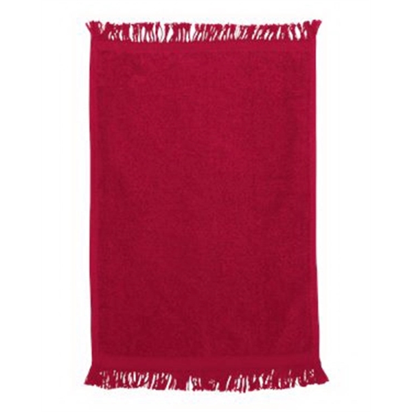 Q-Tees Fringed Fingertip Towel - Q-Tees Fringed Fingertip Towel - Image 67 of 75