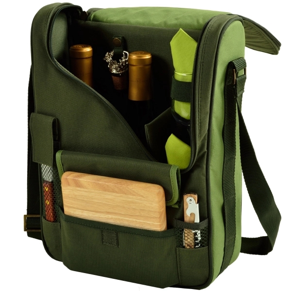 Deluxe Wine & Cheese Picnic Set with Real Glass - Deluxe Wine & Cheese Picnic Set with Real Glass - Image 14 of 14