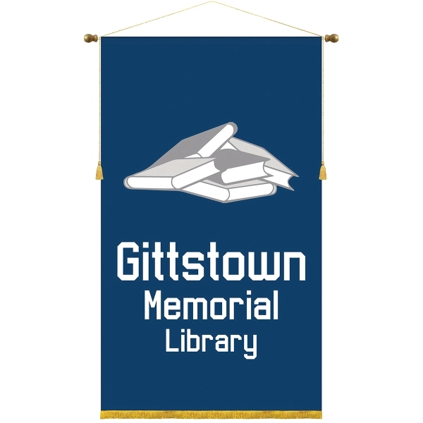 36" x 60" Podium Banner, Straight Cut/ with Fringe - 36" x 60" Podium Banner, Straight Cut/ with Fringe - Image 0 of 0