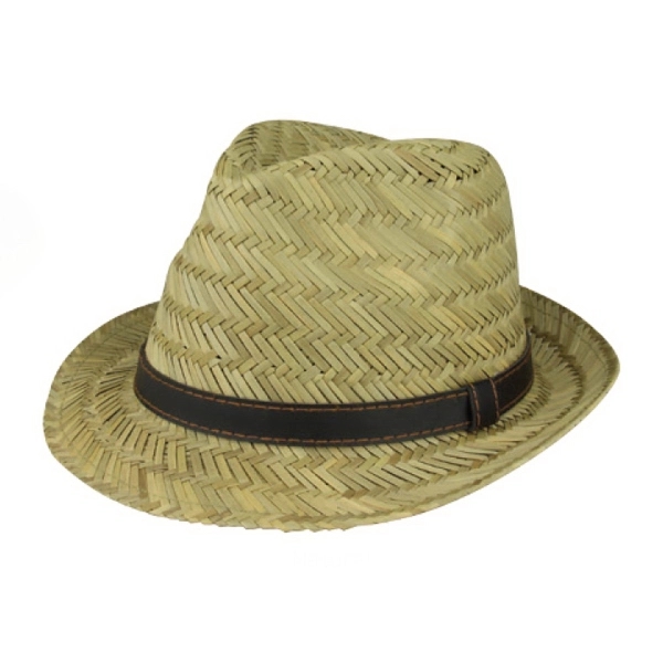 Straw Fedora Hat - Straw Fedora Hat - Image 0 of 0