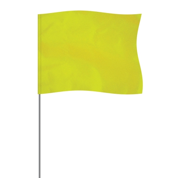 Lime 4" x 5" Marker Flag on a 36" Wire - Lime 4" x 5" Marker Flag on a 36" Wire - Image 0 of 1