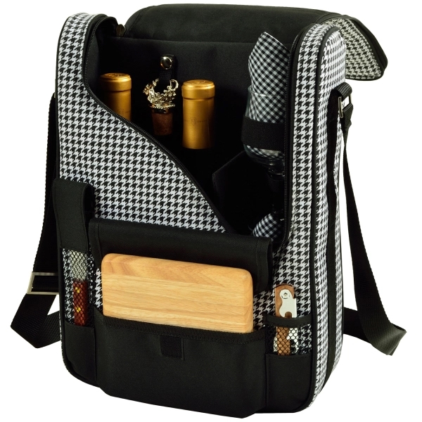 Deluxe Wine & Cheese Picnic Set with Real Glass - Deluxe Wine & Cheese Picnic Set with Real Glass - Image 6 of 14