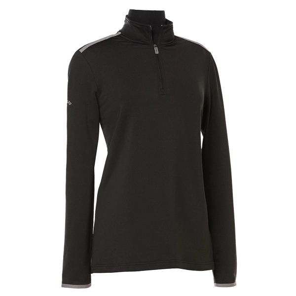 Ladies 1/4-Zip Mock Pullover - Ladies 1/4-Zip Mock Pullover - Image 3 of 3
