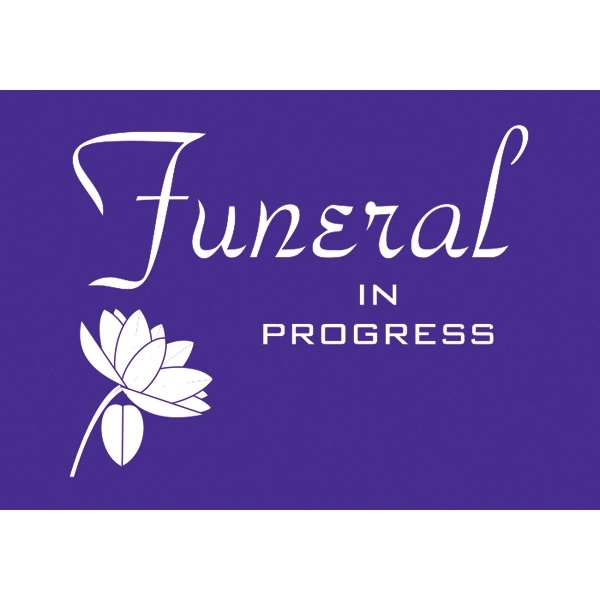Funeral Car Flags - Purple - Funeral Car Flags - Purple - Image 0 of 0