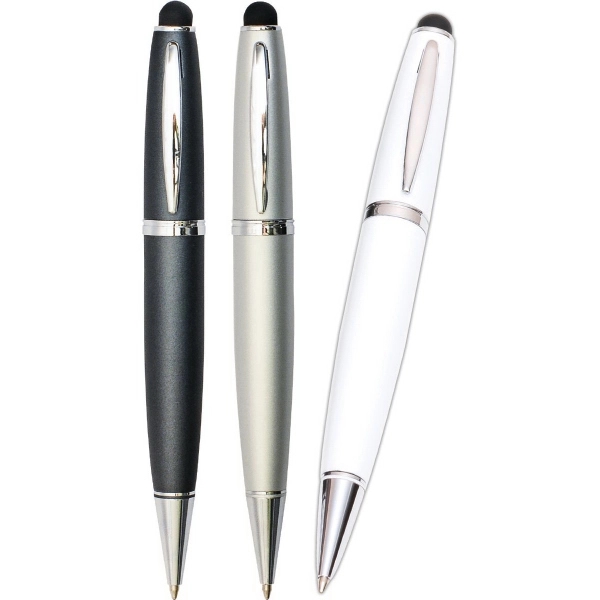 Ballpoint Pen with Stylus and Flash Drive - Ballpoint Pen with Stylus and Flash Drive - Image 0 of 0