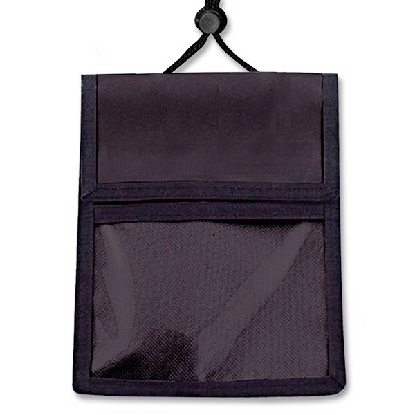 Custom Multi-Pocket Credential Wallets with Black Trim - Custom Multi-Pocket Credential Wallets with Black Trim - Image 2 of 3