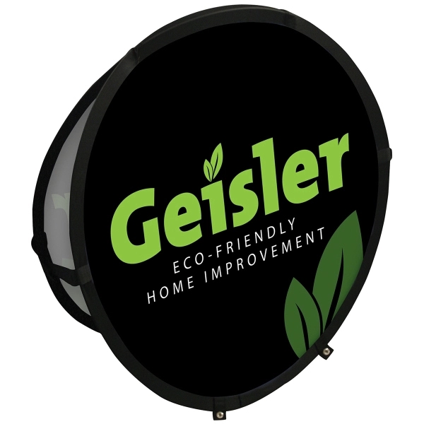 39.37" Circle Pop-Up Banner - 39.37" Circle Pop-Up Banner - Image 0 of 5
