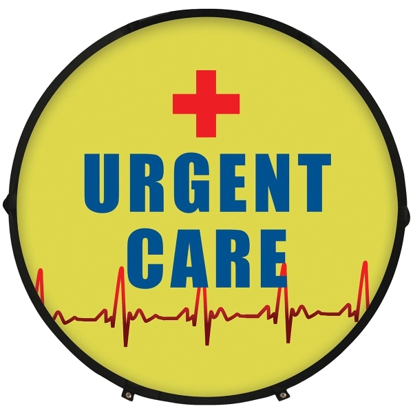 59" Circle Pop-Up Banner - 59" Circle Pop-Up Banner - Image 2 of 5