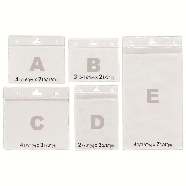 ID Vinyl Badge Holder, Size D - ID Vinyl Badge Holder, Size D - Image 0 of 0