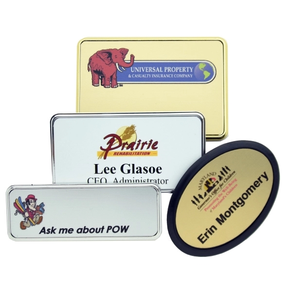 Plastic Name Badge Digitally Printed - Plastic Name Badge Digitally Printed - Image 0 of 8