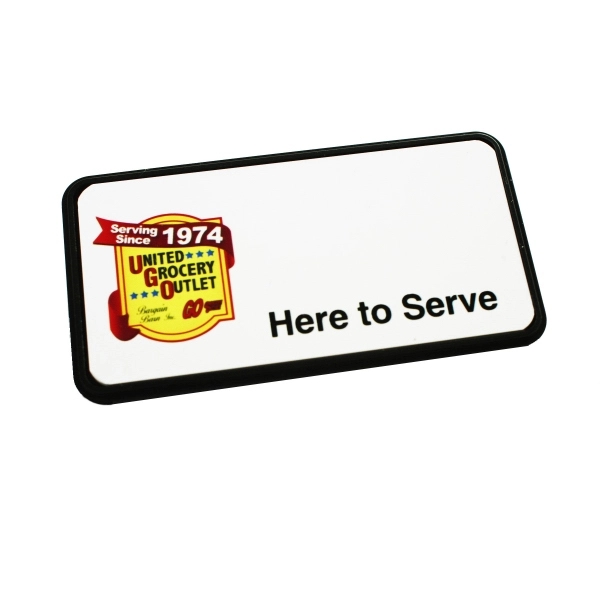 1 1/2" x 3" Name Badge Digitally Printed - 1 1/2" x 3" Name Badge Digitally Printed - Image 4 of 6