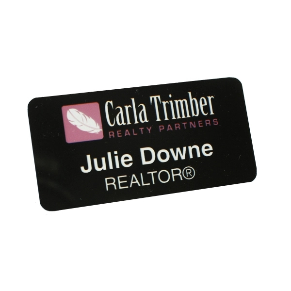1" x 3" Name Badge Digitally Printed - 1" x 3" Name Badge Digitally Printed - Image 1 of 5