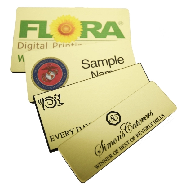 1" x 3" Name Badge Digitally Printed - 1" x 3" Name Badge Digitally Printed - Image 4 of 5