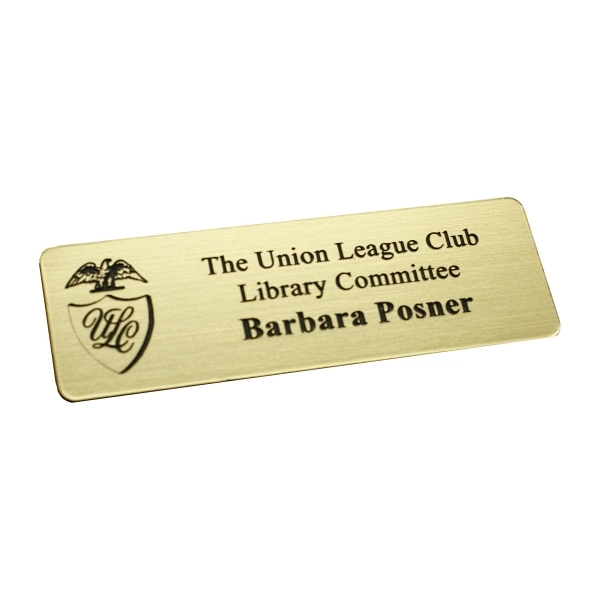 1.5" x 3" Name Badge - Plastic Engraved - 1.5" x 3" Name Badge - Plastic Engraved - Image 1 of 6
