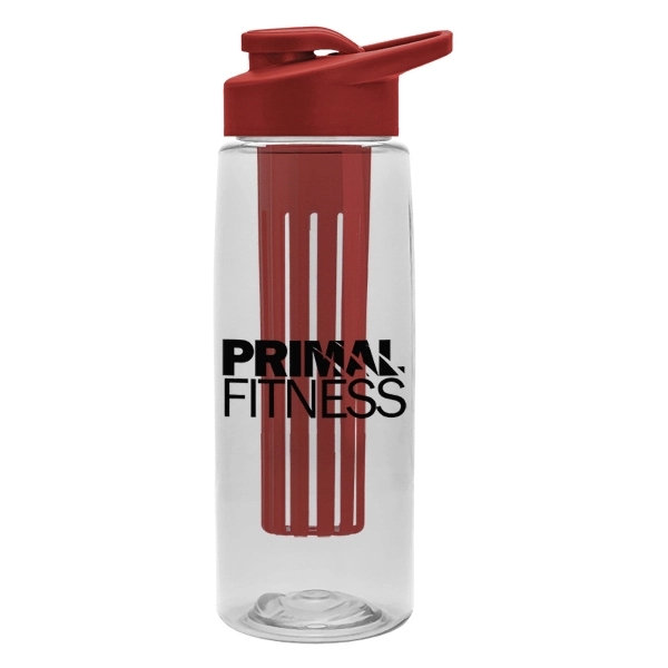 26 oz Infuser Flair Bottle & Drink-Thru Lid - 26 oz Infuser Flair Bottle & Drink-Thru Lid - Image 1 of 4