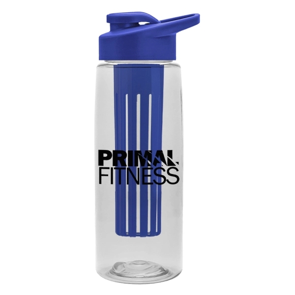 26 oz Infuser Flair Bottle & Drink-Thru Lid - 26 oz Infuser Flair Bottle & Drink-Thru Lid - Image 2 of 4