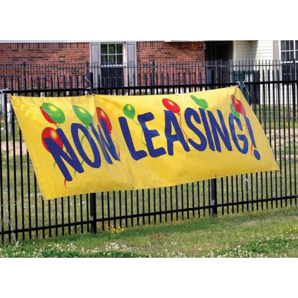 Digitally Printed 13 oz Vinyl Scrim Banner 4' x 10' - Digitally Printed 13 oz Vinyl Scrim Banner 4' x 10' - Image 0 of 0