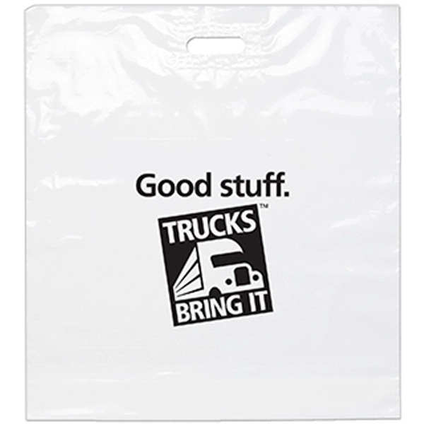 22W x 24H x 5 - Die Cut Handle Bag - Flexo Ink Print