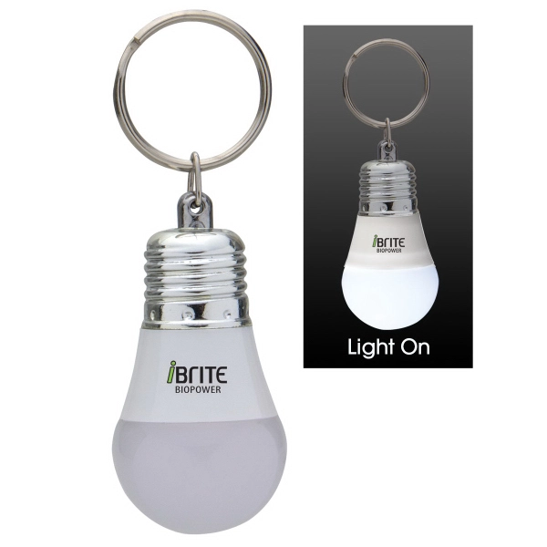 Light Up LED Light Bulb Keytag