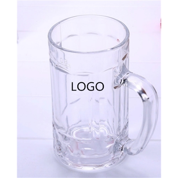 15oz Beer Glass Belgian Mug with Handle - 15oz Beer Glass Belgian Mug with Handle - Image 0 of 0