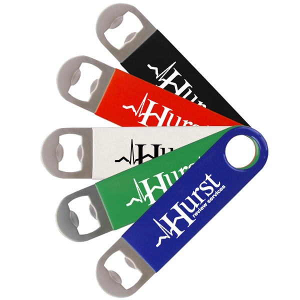 Vinyl Covered Long Neck Bottle Opener - Vinyl Covered Long Neck Bottle Opener - Image 0 of 5