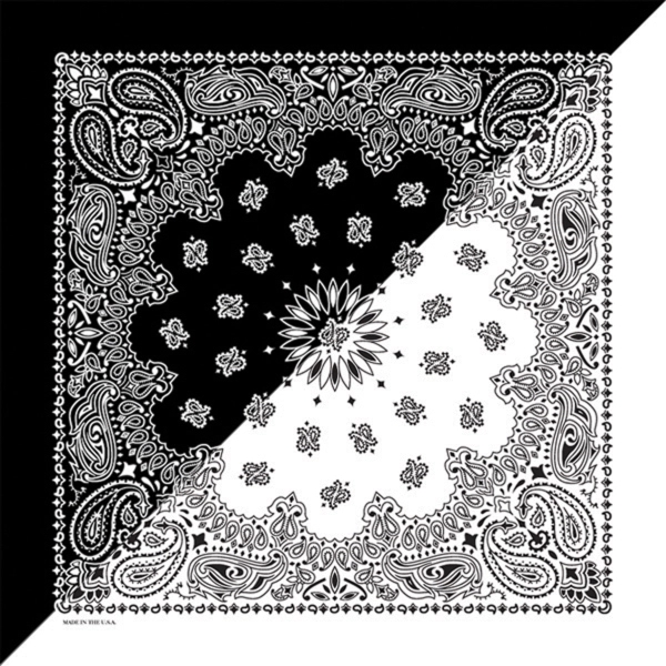 Split Paisley Bandanna - Made in the USA - Split Paisley Bandanna - Made in the USA - Image 0 of 4