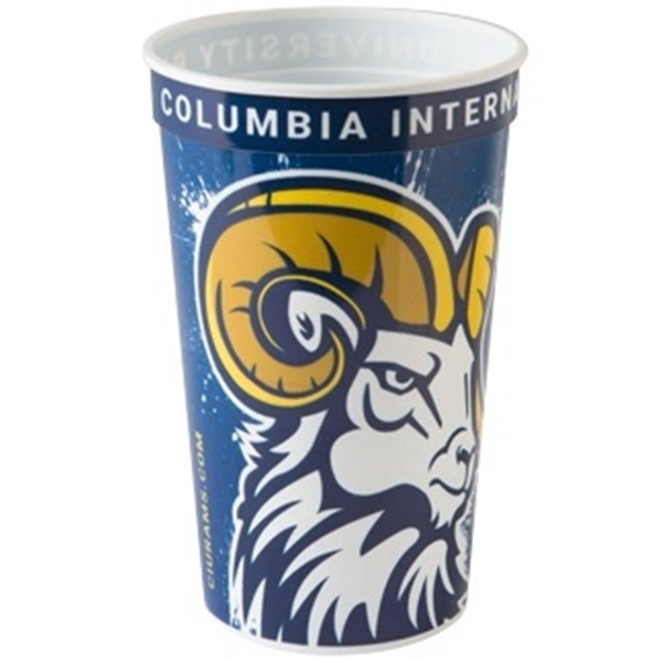 22 oz. Smooth Walled Stadium Cup with RealColor360 Imprint - 22 oz. Smooth Walled Stadium Cup with RealColor360 Imprint - Image 0 of 3