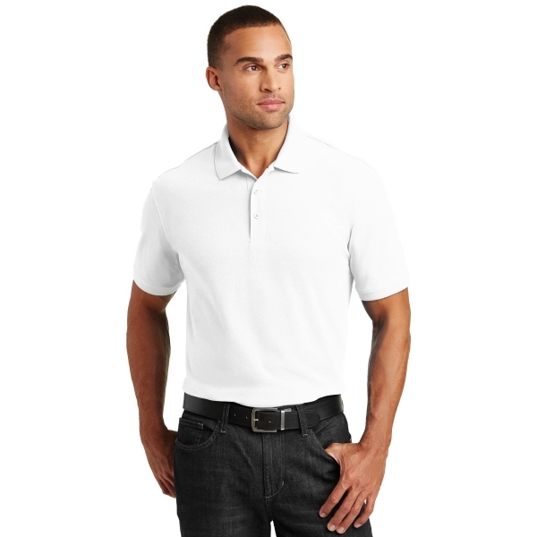 Port Authority Tall Core Classic Pique Polo. - Port Authority Tall Core Classic Pique Polo. - Image 18 of 35