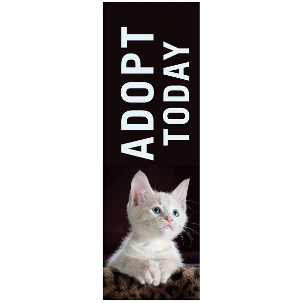 3' x 10' Custom Single Reverse Square Feather Flag - 3' x 10' Custom Single Reverse Square Feather Flag - Image 0 of 4