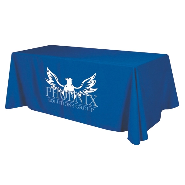 Flat 3-sided Table Cover - fits 8 foot standard table