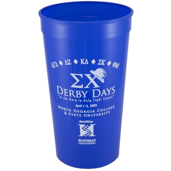 22 oz. Smooth Wall Plastic Stadium Cup - 22 oz. Smooth Wall Plastic Stadium Cup - Image 0 of 22