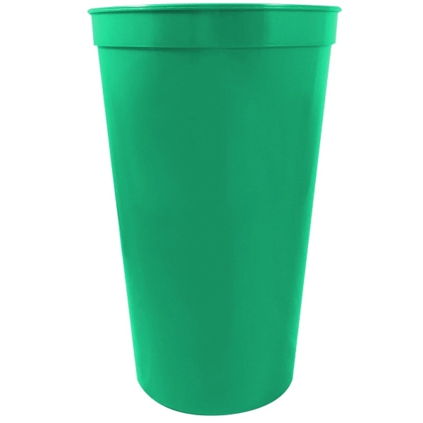 22 oz. Smooth Wall Plastic Stadium Cup - 22 oz. Smooth Wall Plastic Stadium Cup - Image 6 of 22