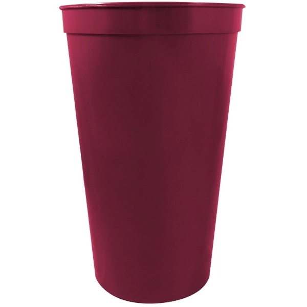 22 oz. Smooth Wall Plastic Stadium Cup - 22 oz. Smooth Wall Plastic Stadium Cup - Image 7 of 22