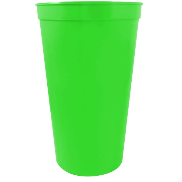 22 oz. Smooth Wall Plastic Stadium Cup - 22 oz. Smooth Wall Plastic Stadium Cup - Image 8 of 22