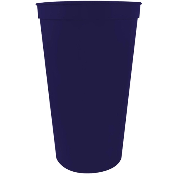 22 oz. Smooth Wall Plastic Stadium Cup - 22 oz. Smooth Wall Plastic Stadium Cup - Image 9 of 22